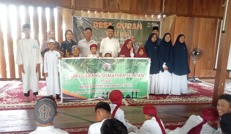 GAPKI Santuni Ratusan Yatim Duafa Desa Quran