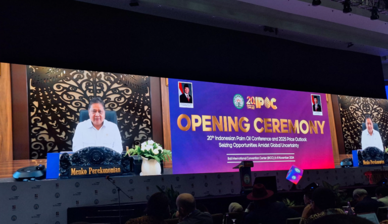 Menko Airlangga Resmi Buka IPOC 2024, Targetkan Indonesia Kuasai Produksi Sawit Berkelanjutan