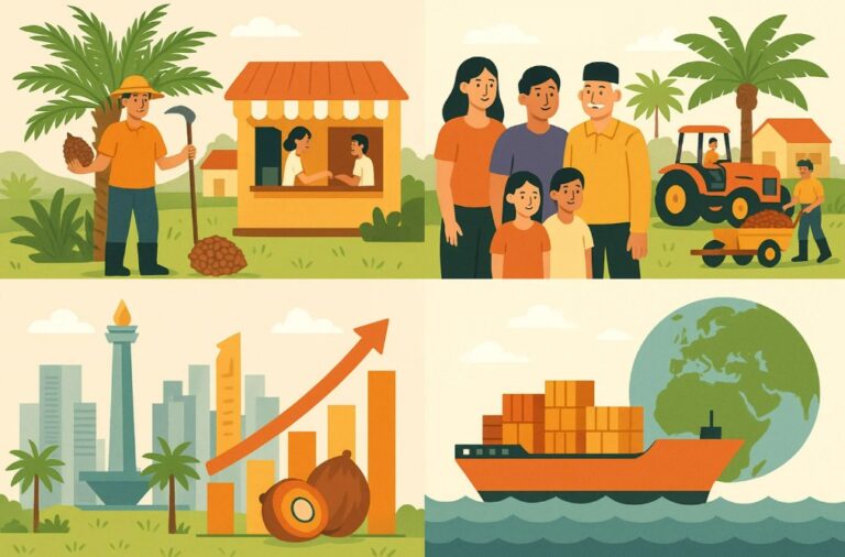 Bukan Cuma Perusahaan Besar! Sawit Buktikan Jadi Sumber Kesejahteraan Petani dan Desa di Indonesia