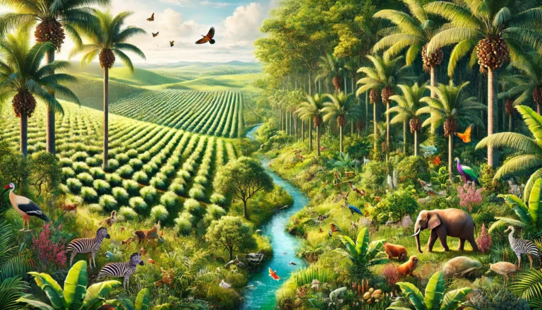 Is Kalimantan Biodiversity Threatened By Palm Plantations?