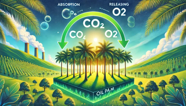 Oil Palm Absorbs CO2 While Producing O2