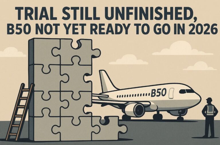 Trial Still Unfinished, B50 Not Yet Ready To Go In 2026