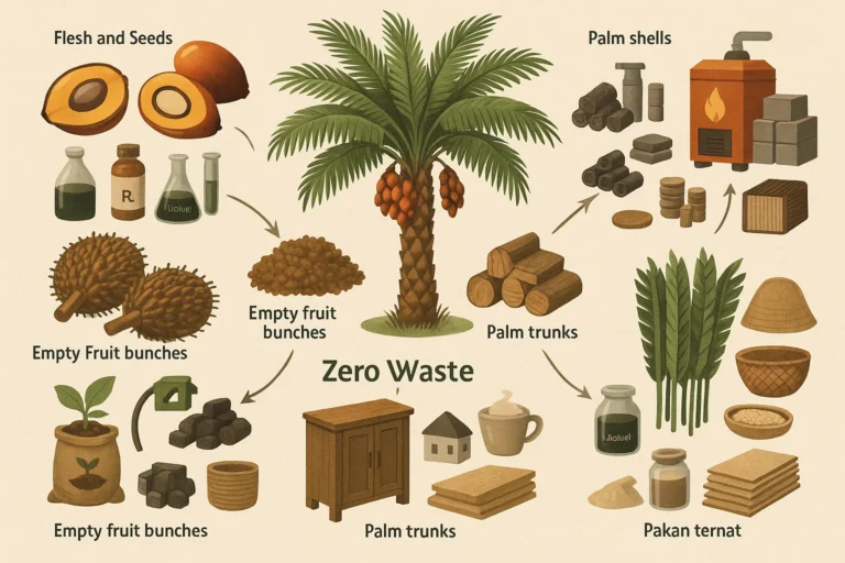 Oil Palm: Zero Waste Crop, All Parts Usable And Versatile