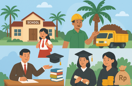 Hidden Benefit Of RI’s Palm Oil Industry: Rural Education