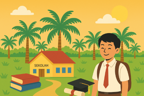 Growing Palm Trees, Growing Villagers Hope For Education