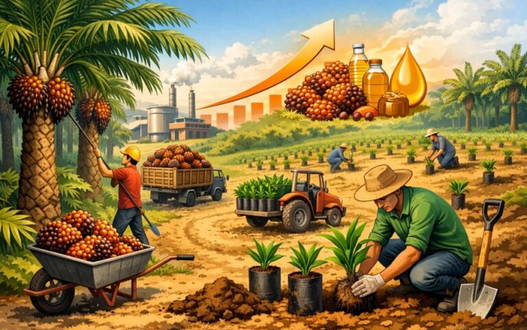 GAPKI: Replanting Program Can Double RI’s Palm Production