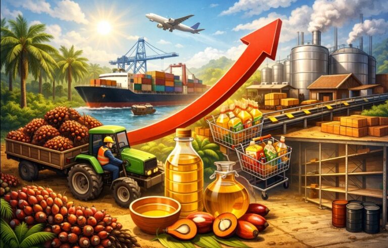 Palm Oil Performance In February 2026 Rises: Production, Consumption, Exports Up, Stock declines