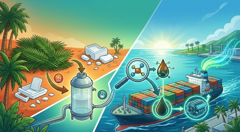 Palm Waste, Styrofoam Potential Blending Materials In Ship Fuel