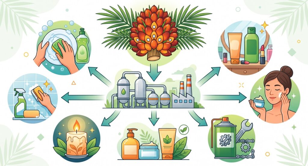Palm Oleochemical: Industrial Feedstock For Daily Use Goods
